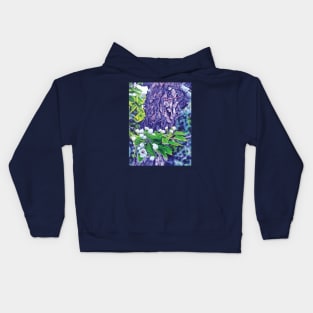 The Beginning of Spring, New blossoms budding on an early spring day, Spring Blossoms.Oil painting style Kids Hoodie